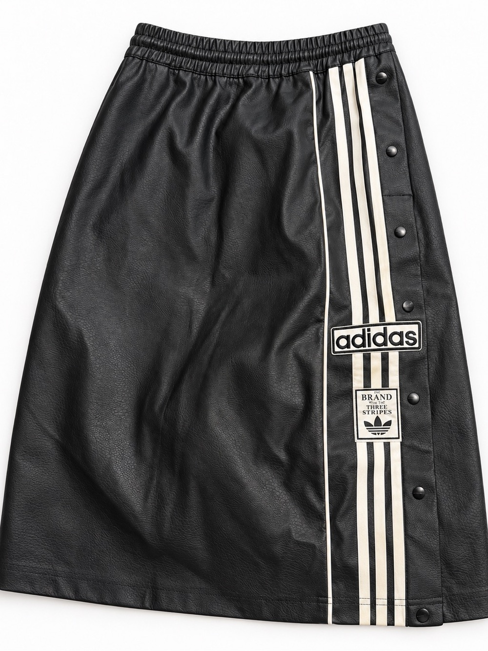 Adidas Leather Midi Skirt